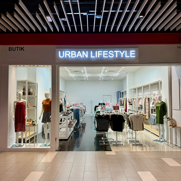 urban lifestyle shop front